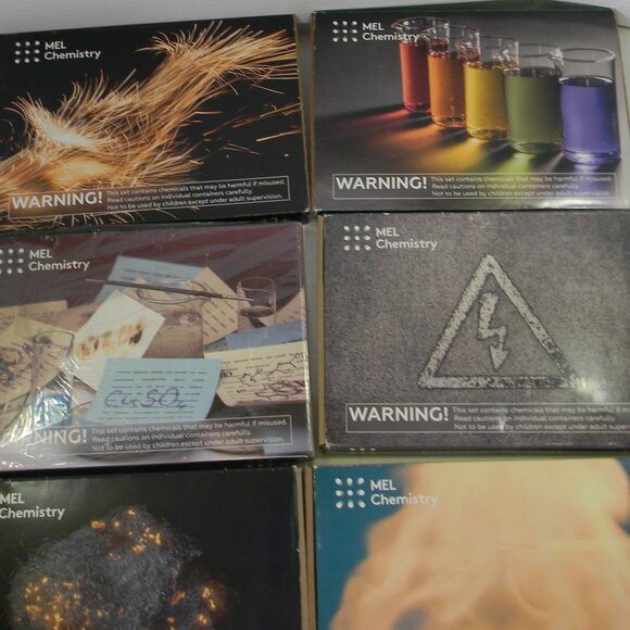 MEL Science Chemistry Lab Kits Set of 6 Homeschool Chem Class - Picture 4 of 4